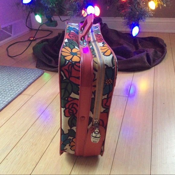 ❤️SOLD❤️Mod Retro 70’s Floral Cloth Soft Shell - Picture 7 of 16